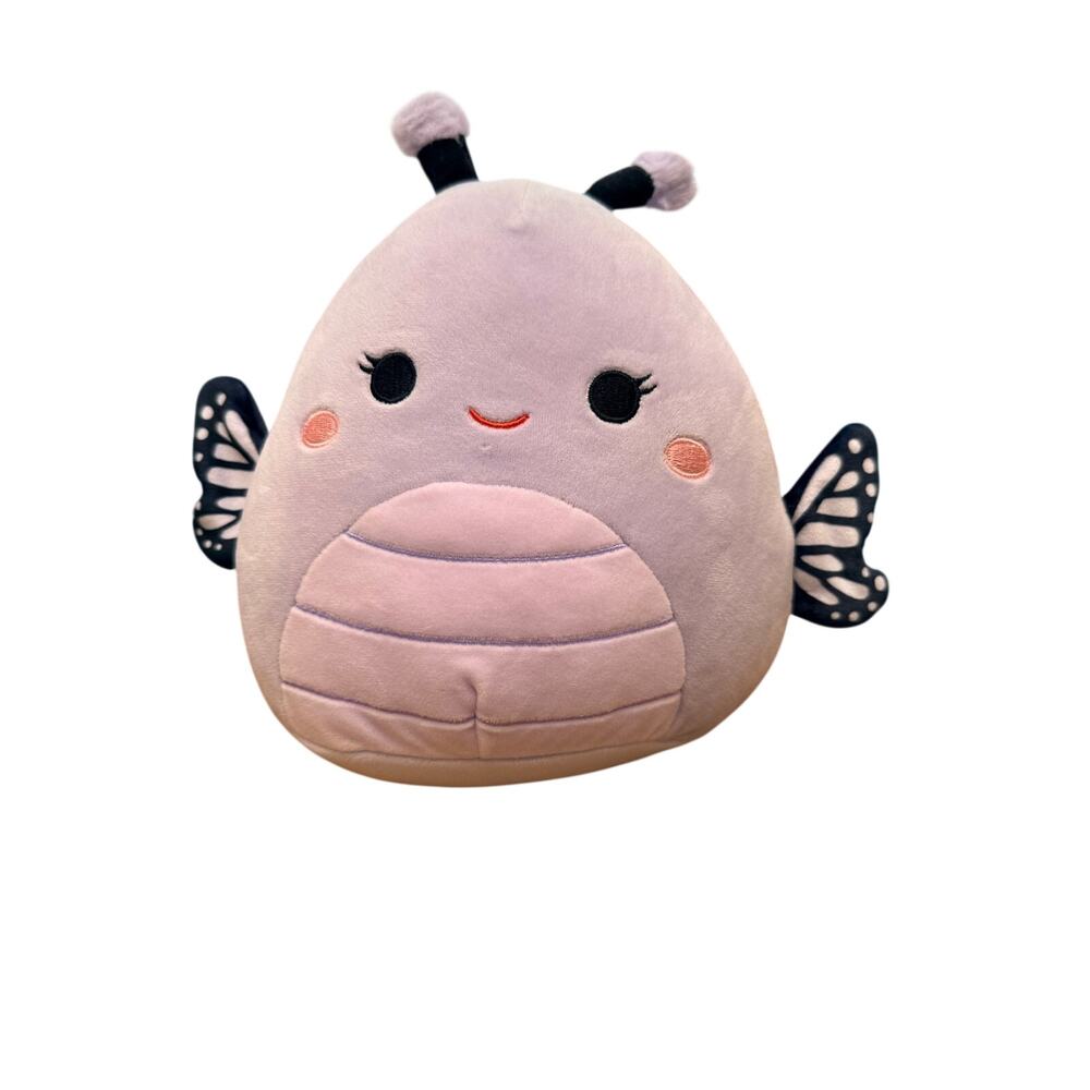 Squishmallows 7.5” Bibiana The Butterfly purple plush toy. NWOT